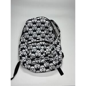 Loungefly Star Wars Backpack Stormtroopers Black & White Print Canvas Full Size